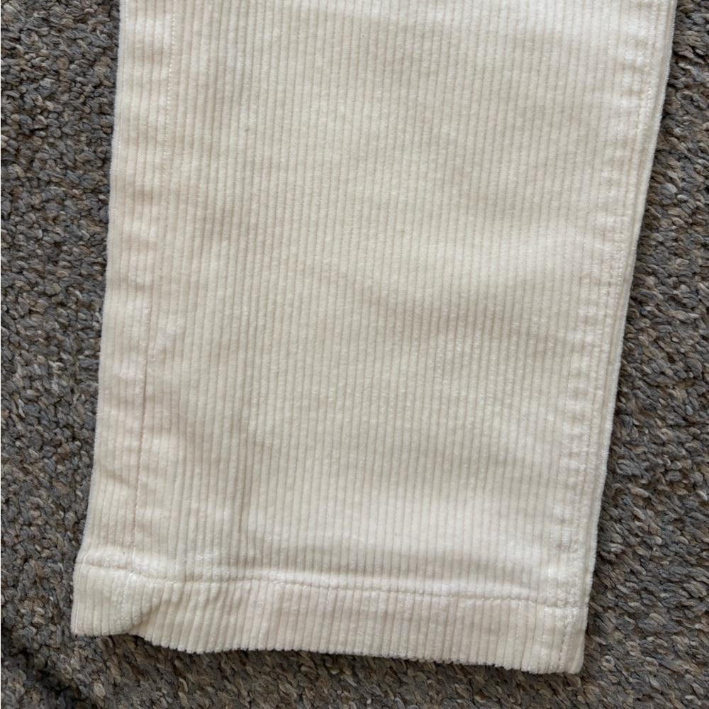 LOFT Ivory Cream Straight Leg Corduroy Pants - Picture 5 of 10